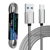 10FT USB Cable For Type-C / Black Blue Red or Silver