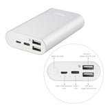 2A5V 6800Mah Power Bank With Micro Cable And Dural Output Port