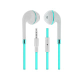 Stereo Earbuds With In-Line Mic / 6 Color Options