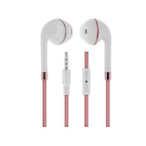 Stereo Earbuds With In-Line Mic / 6 Color Options