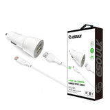 Travel Car charger With 5FT Charging Cable for iPhones