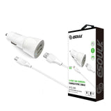 Travel Car charger With 5FT Type-C Charging Cable