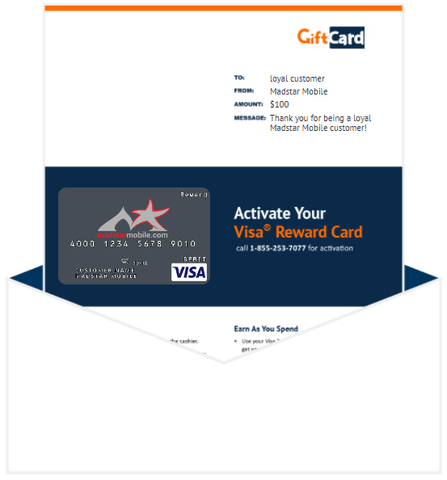 Madstar Mobile Gift Card Gift Card